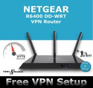 NETGEAR R6400 DD-WRT VPN ROUTER REFURBISHED