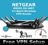 NETGEAR R8000 X6 DD-WRT VPN ROUTER 