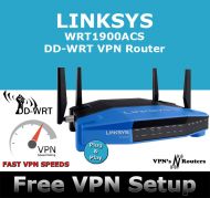 LINKSYS WRT1900ACS DD-WRT VPN ROUTER REFURBISHED