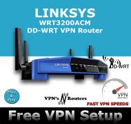 LINKSYS WRT3200ACM DD-WRT VPN ROUTER REFURBISHED
